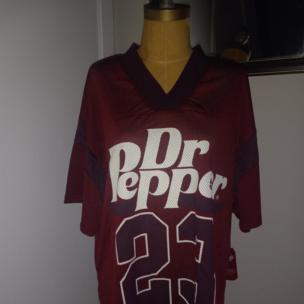 Women’s Dr Pepper Jersey in Size 1X NWT